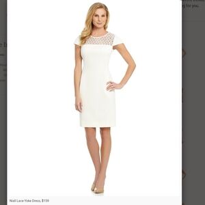 Elegant Cream Dress By Antonio Melani,  Size 10